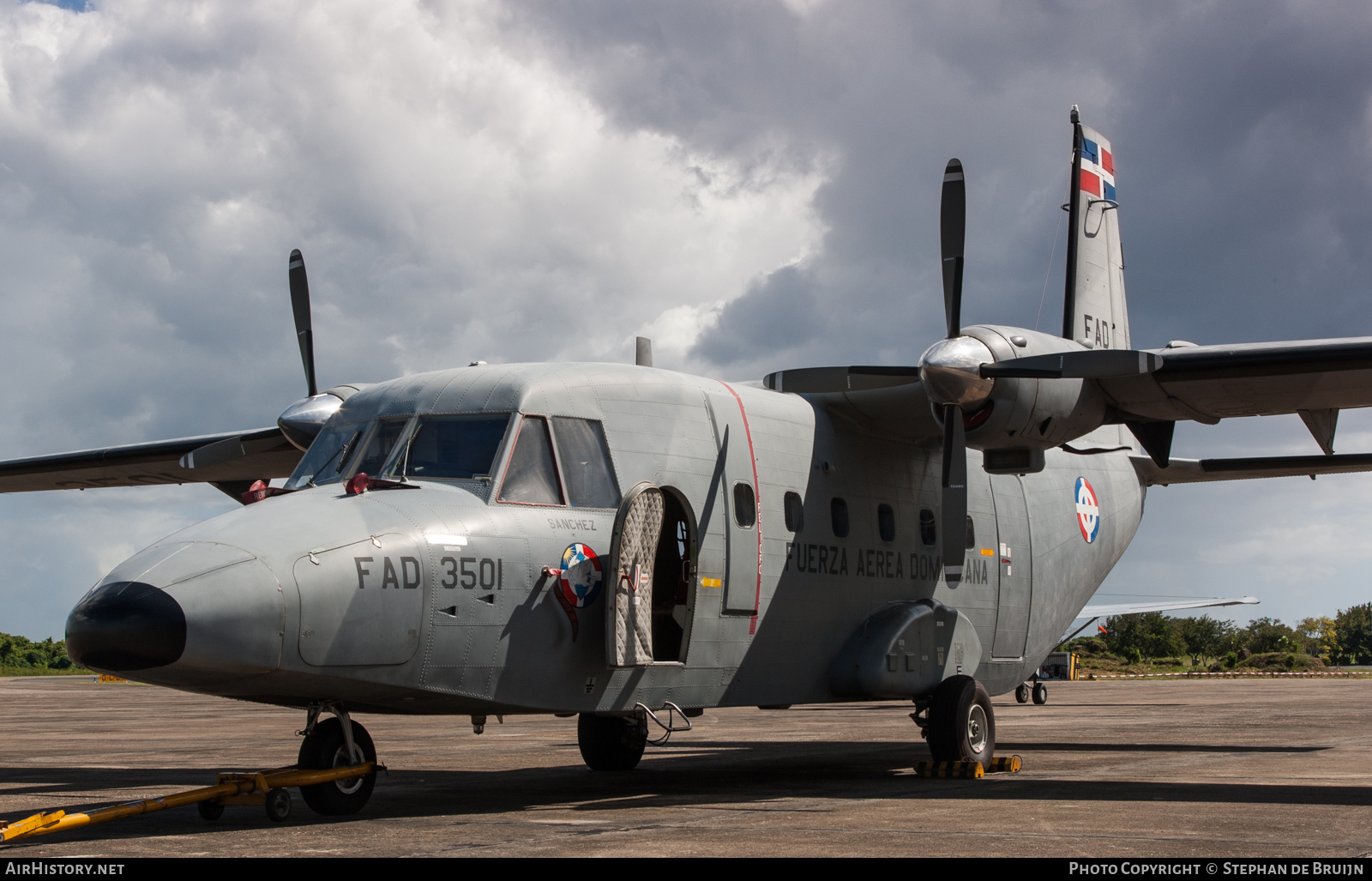 Aircraft Photo of 3501 / FAD 3501 | CASA C-212-400 Aviocar | Dominican Republic - Air Force | AirHistory.net #120026