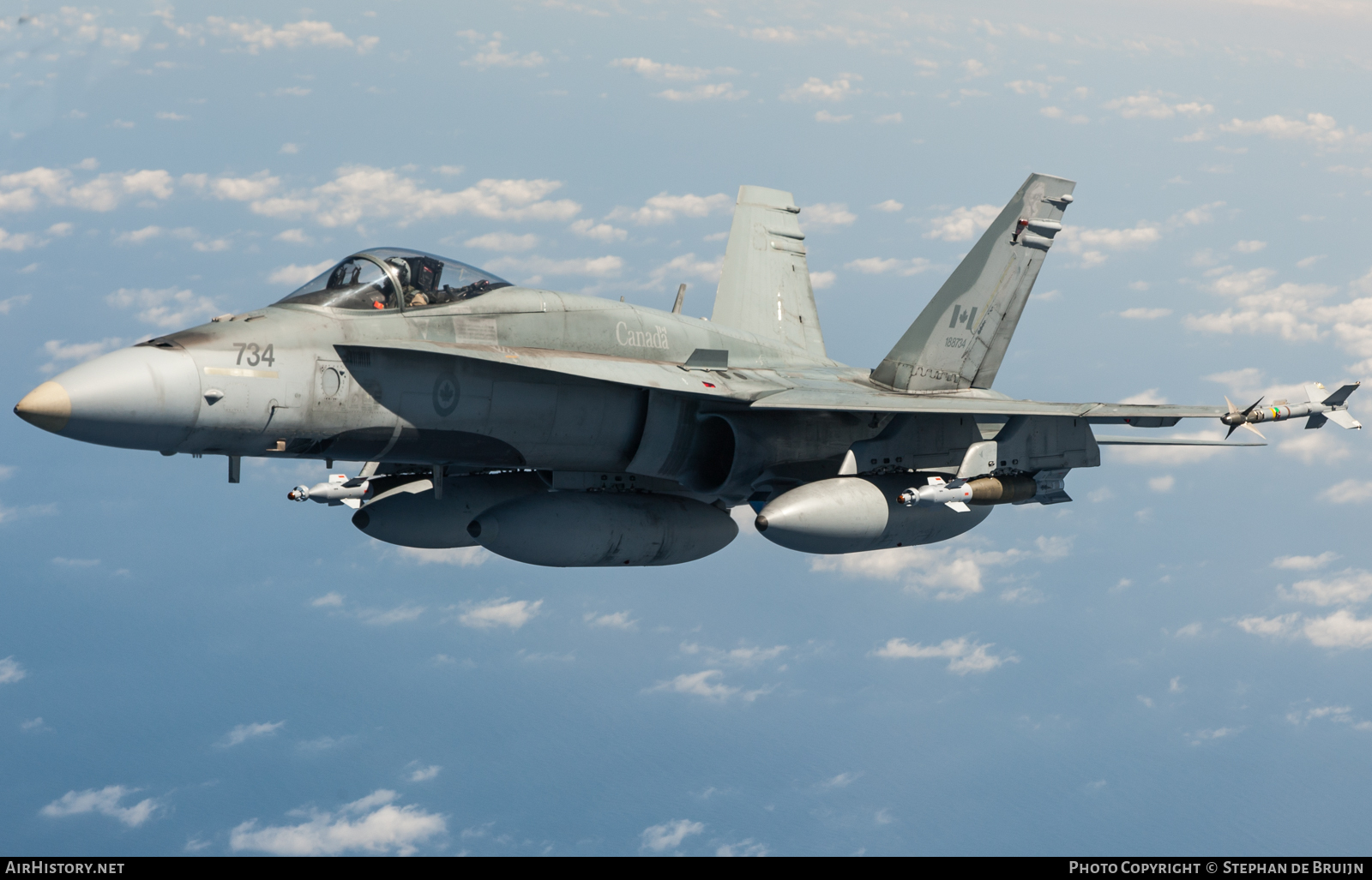 Aircraft Photo of 188734 | McDonnell Douglas CF-188A Hornet | Canada - Air Force | AirHistory.net #120035