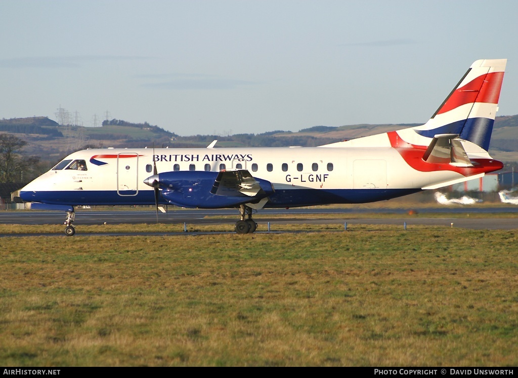 Aircraft Photo of G-LGNF | Saab 340B | British Airways | AirHistory.net #120094