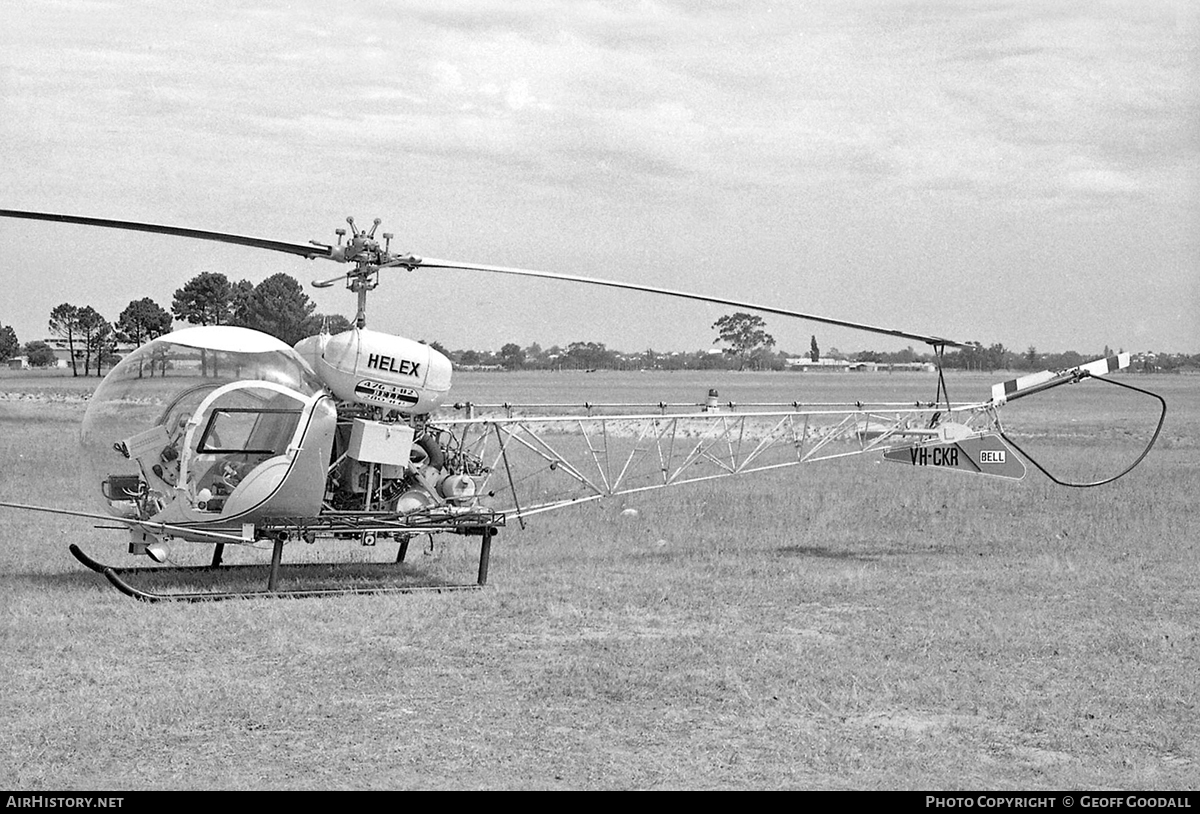 Aircraft Photo of VH-CKR | Bell 47G-3B-2 | Helex - Helicopter Exploration | AirHistory.net #120121