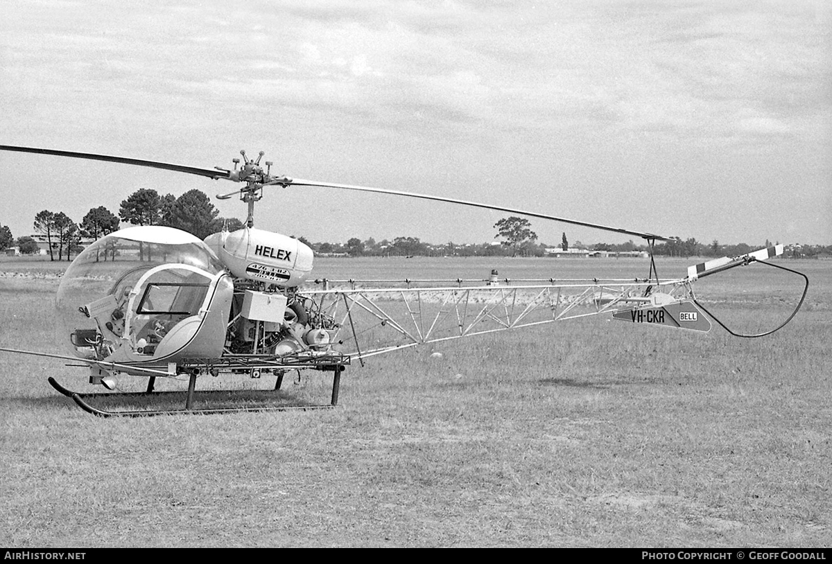 Aircraft Photo of VH-CKR | Bell 47G-3B-2 | Helex - Helicopter Exploration | AirHistory.net #120121