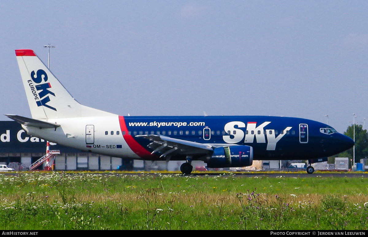 Aircraft Photo of OM-SED | Boeing 737-53C | SkyEurope Airlines | AirHistory.net #120127