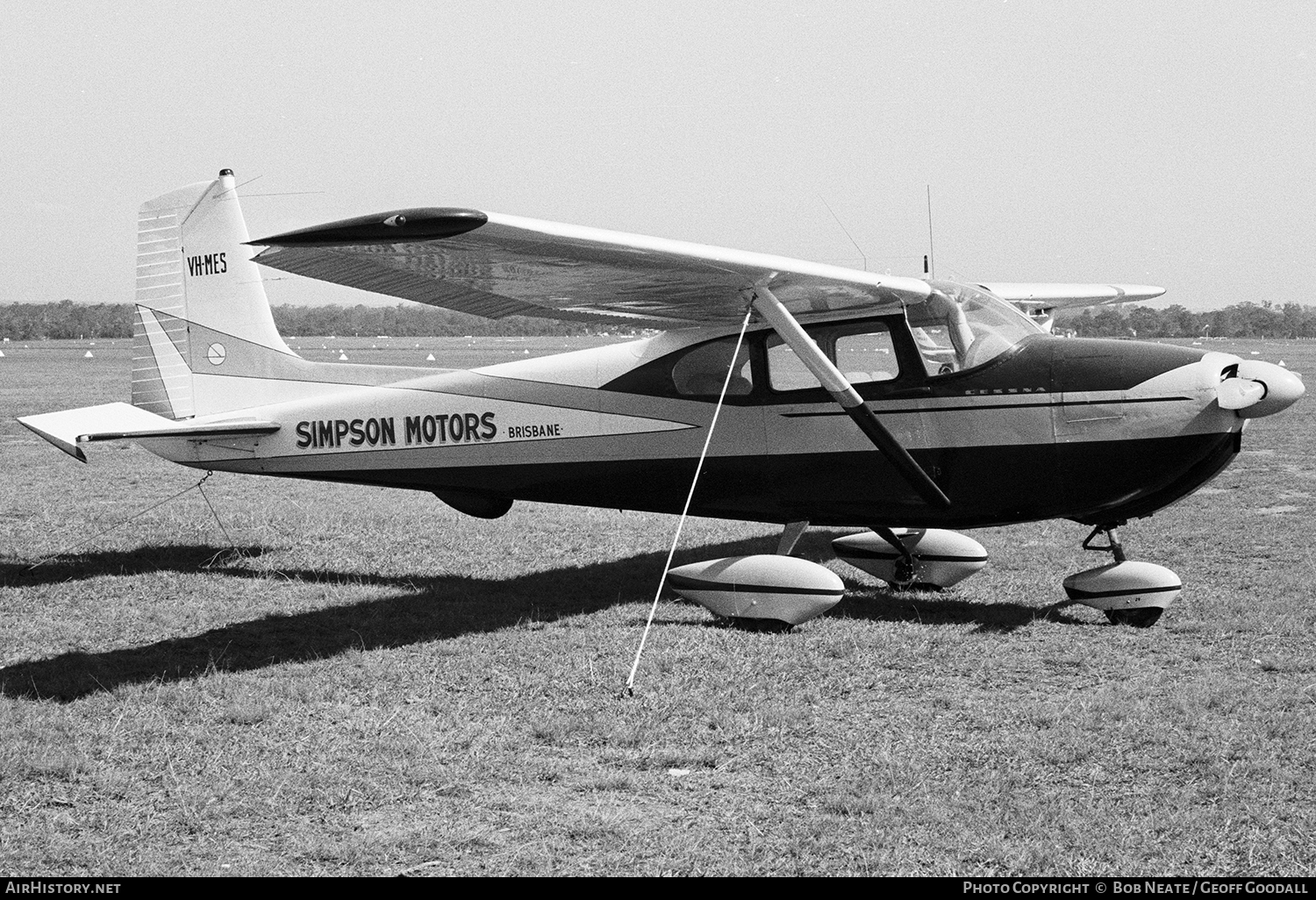 Aircraft Photo of VH-MES | Cessna 182A | Simpson Motors | AirHistory.net #120129