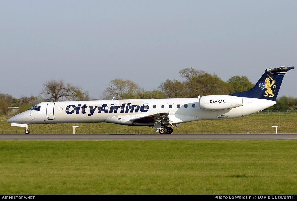 Aircraft Photo of SE-RAC | Embraer ERJ-145LR (EMB-145LR) | City Airline | AirHistory.net #120164