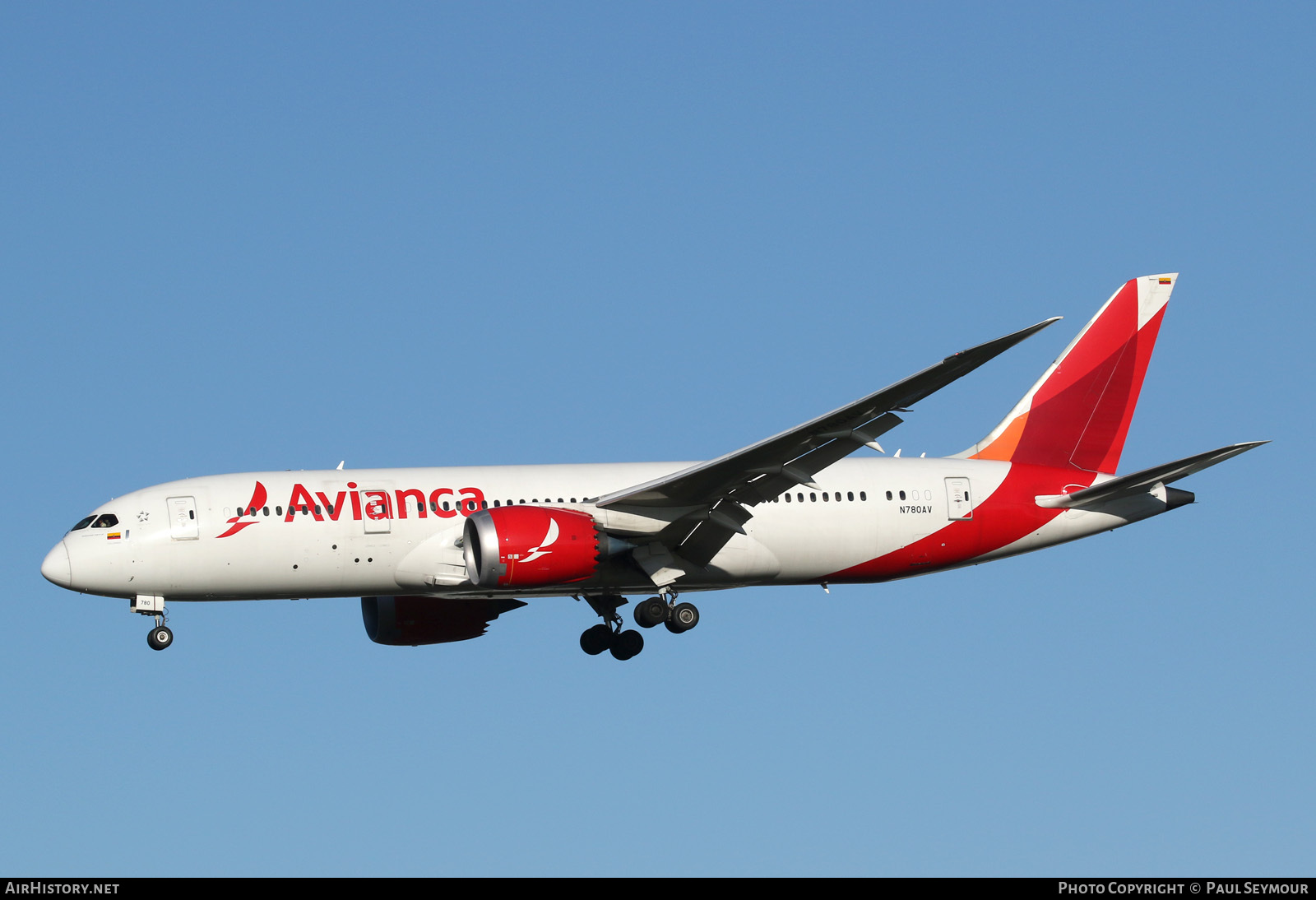 Aircraft Photo of N780AV | Boeing 787-8 Dreamliner | Avianca | AirHistory.net #120173