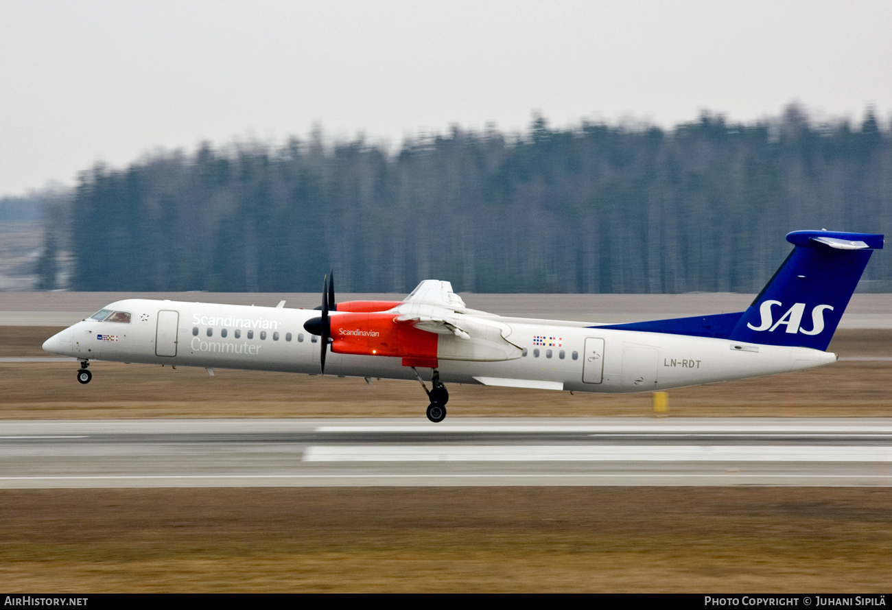 Aircraft Photo of LN-RDT | Bombardier DHC-8-402 Dash 8 | Scandinavian Commuter - SAS | AirHistory.net #120175