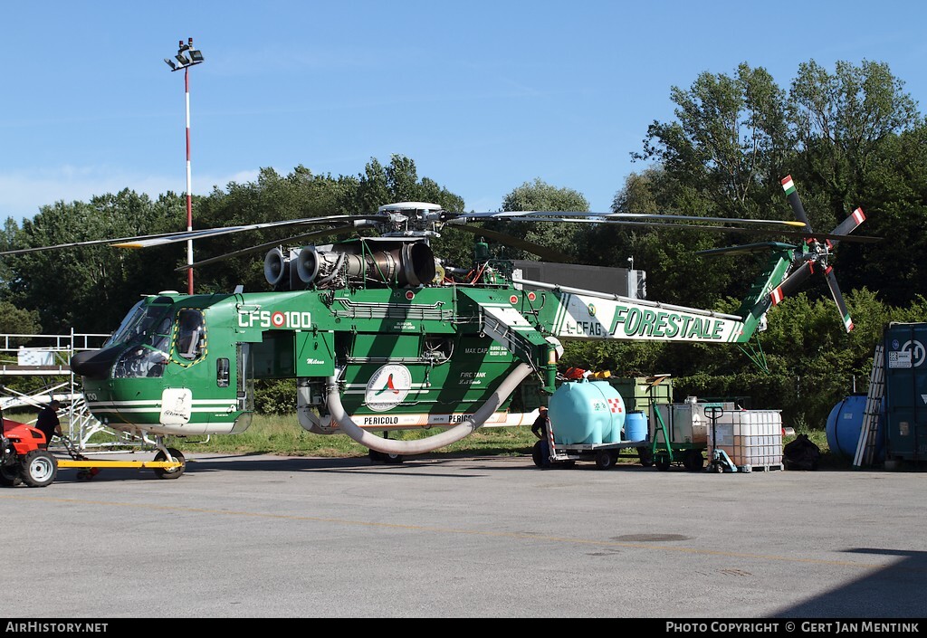 Aircraft Photo of I-CFAG | Sikorsky S-64F Skycrane | Italy - Corpo Forestale (CFS) | AirHistory.net #120176