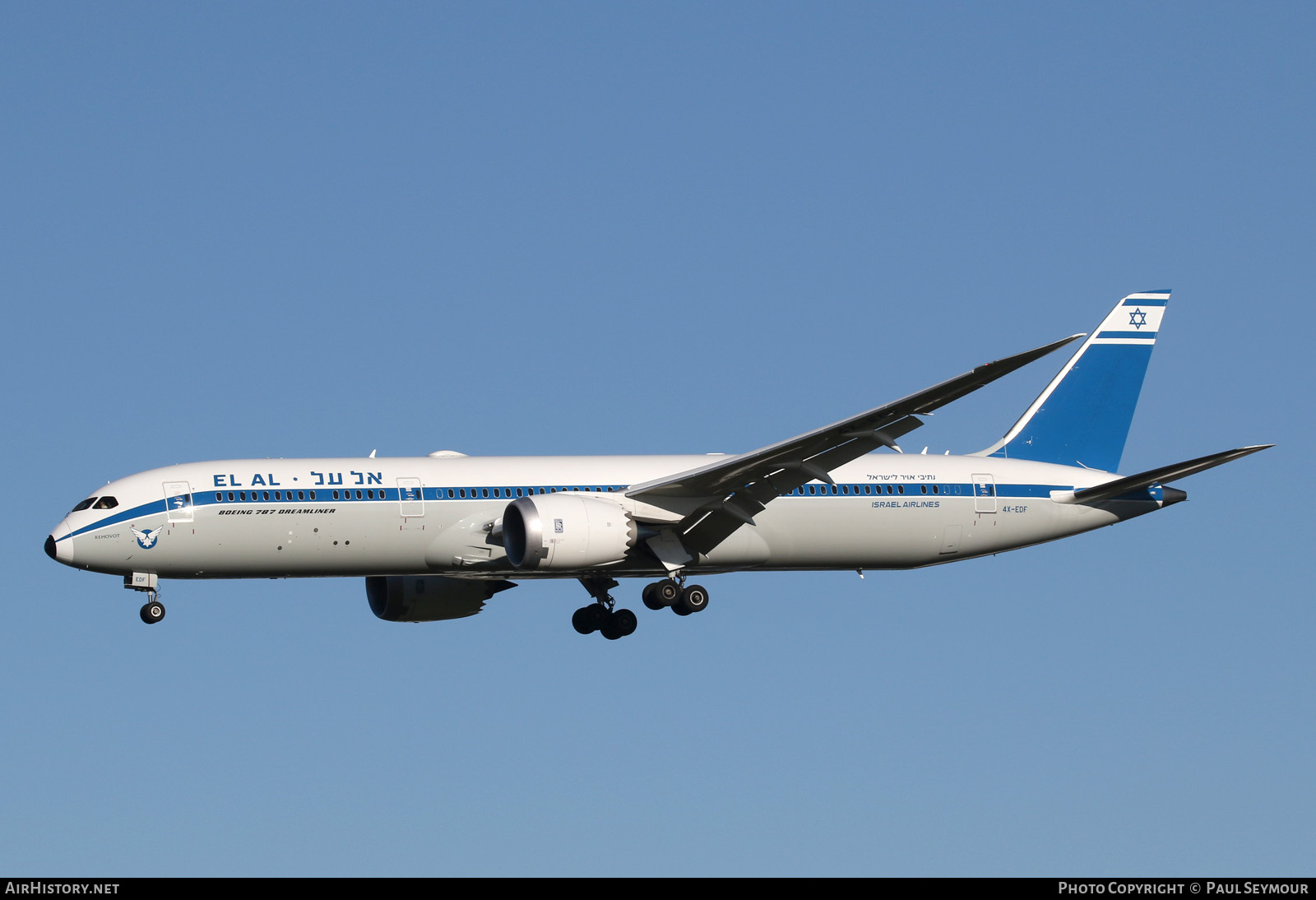 Aircraft Photo of 4X-EDF | Boeing 787-9 Dreamliner | El Al Israel Airlines | AirHistory.net #120180