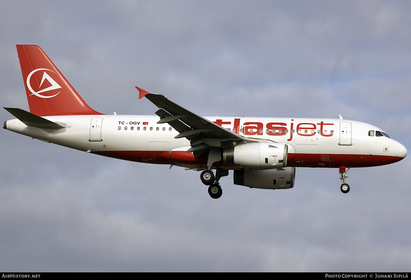Aircraft Photo of TC-OGV | Airbus A319-132 | Atlasjet Airlines | AirHistory.net #120197