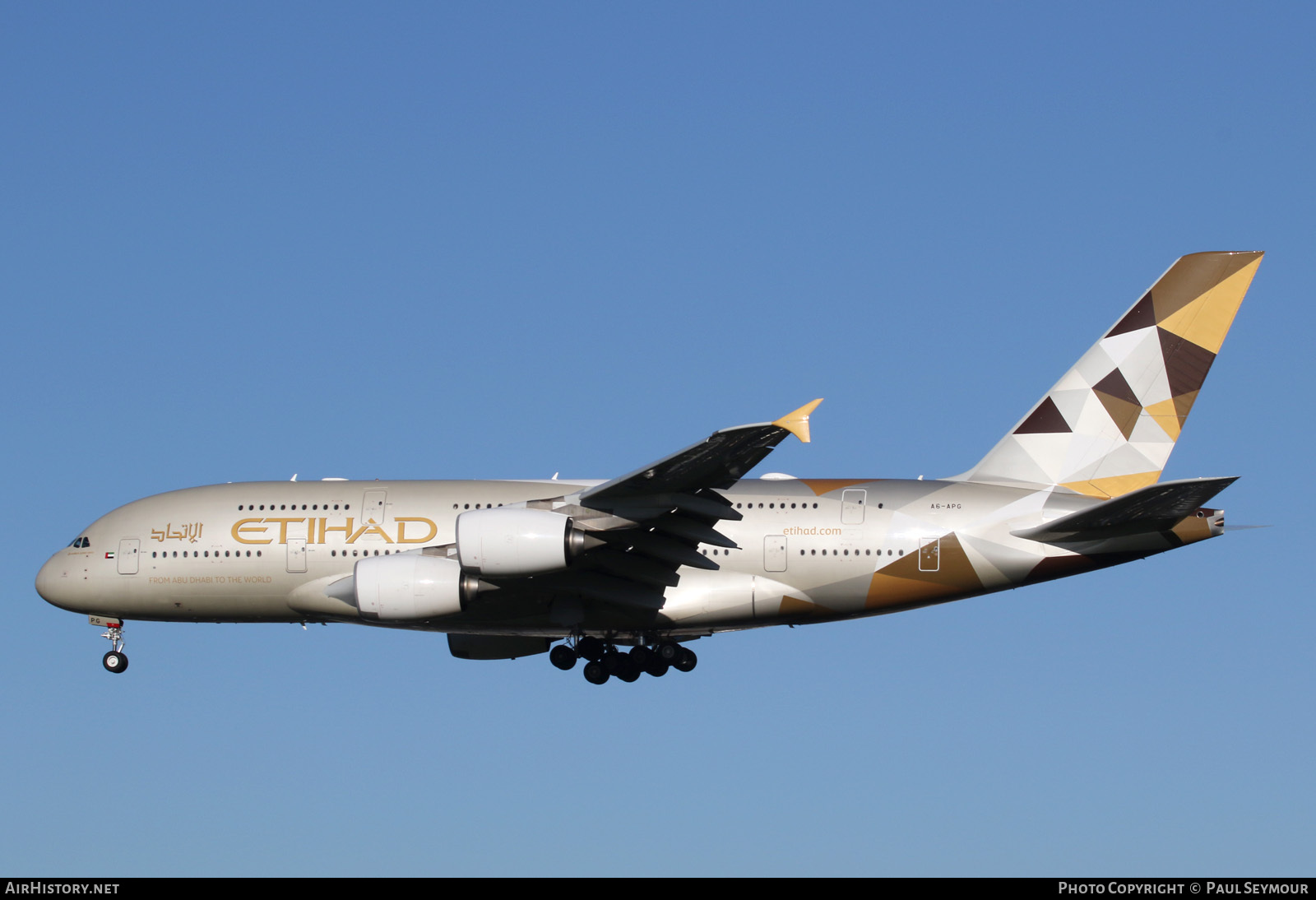 Aircraft Photo of A6-APG | Airbus A380-861 | Etihad Airways | AirHistory.net #120203