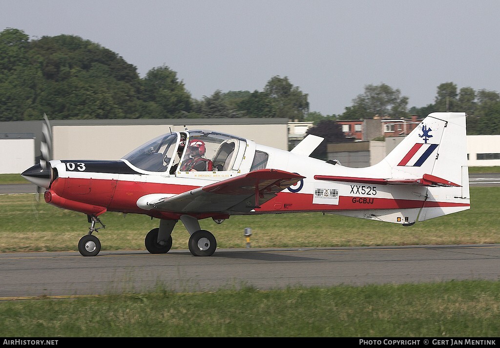 Aircraft Photo of G-CBJJ / XX525 | Scottish Aviation Bulldog T1 | UK - Air Force | AirHistory.net #120220