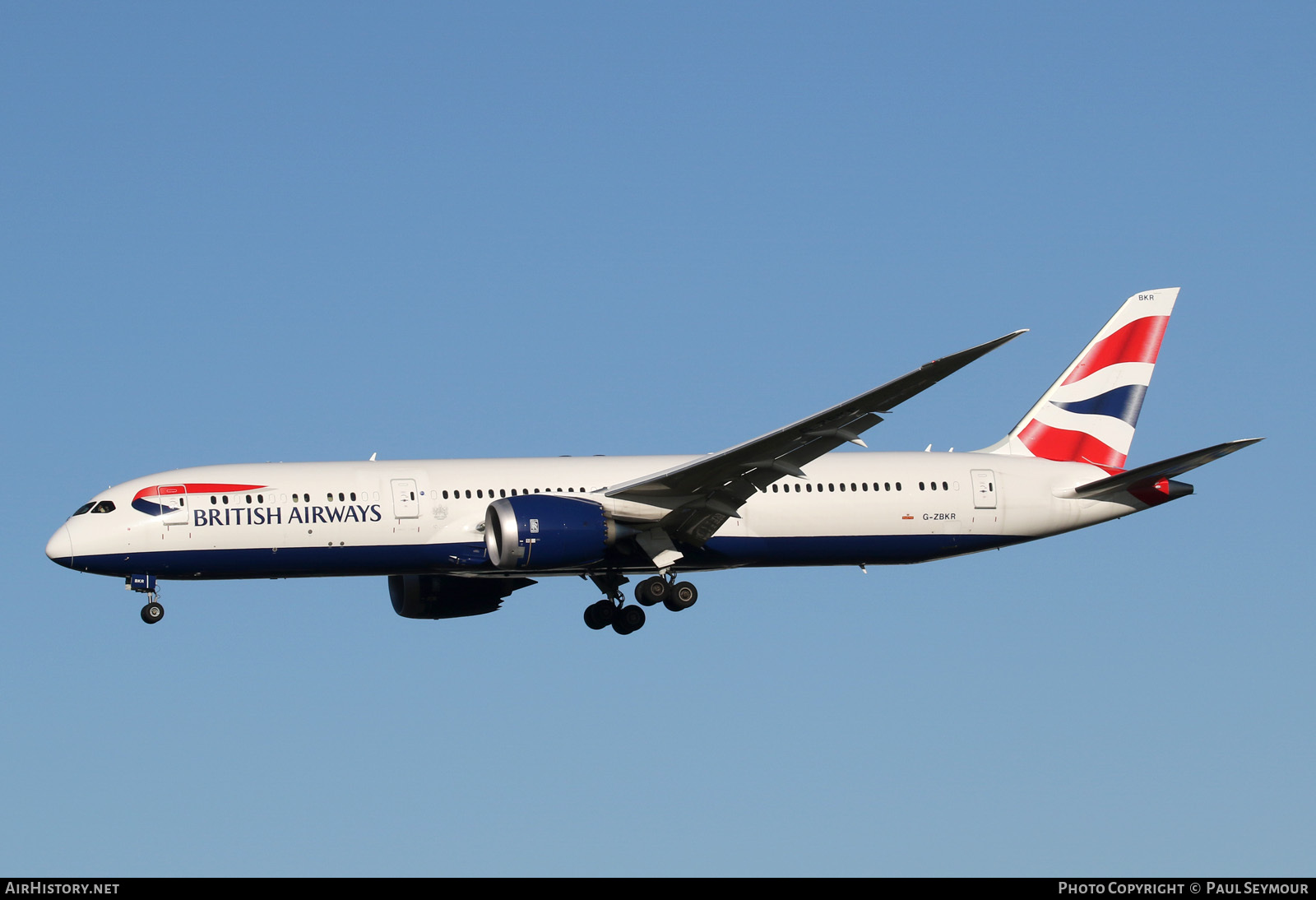 Aircraft Photo of G-ZBKR | Boeing 787-9 Dreamliner | British Airways | AirHistory.net #120243