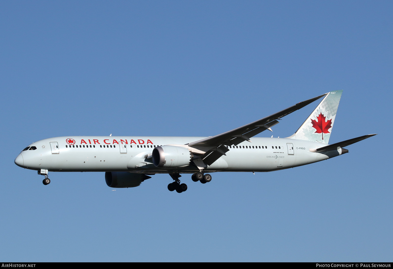 Aircraft Photo of C-FRSO | Boeing 787-9 Dreamliner | Air Canada | AirHistory.net #120252