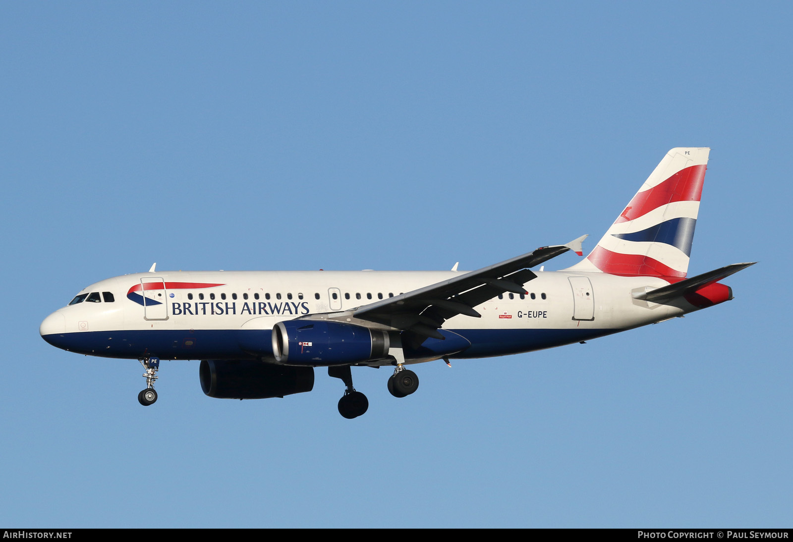 Aircraft Photo of G-EUPE | Airbus A319-131 | British Airways | AirHistory.net #120275