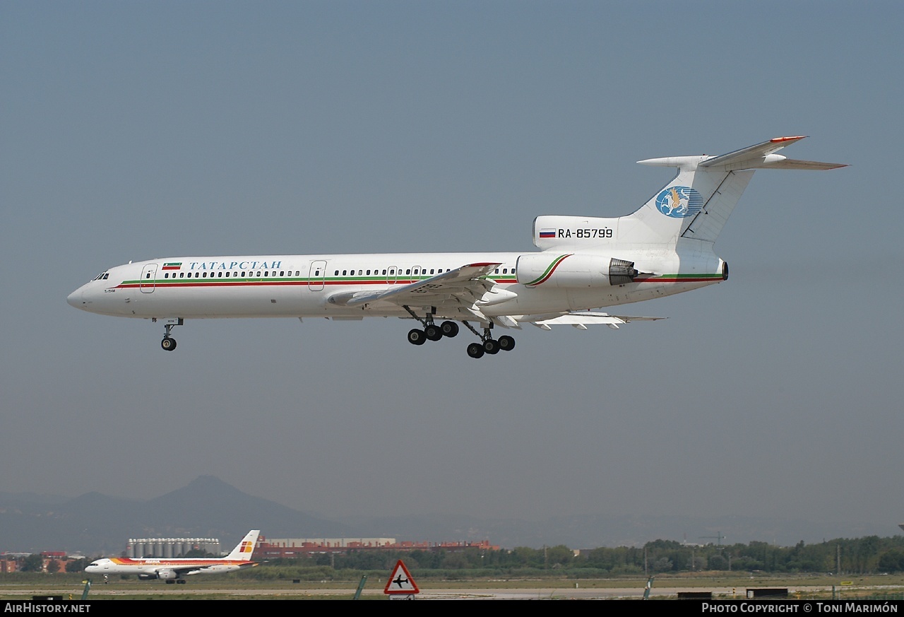 Aircraft Photo of RA-85799 | Tupolev Tu-154M | Tatarstan Airlines | AirHistory.net #120297