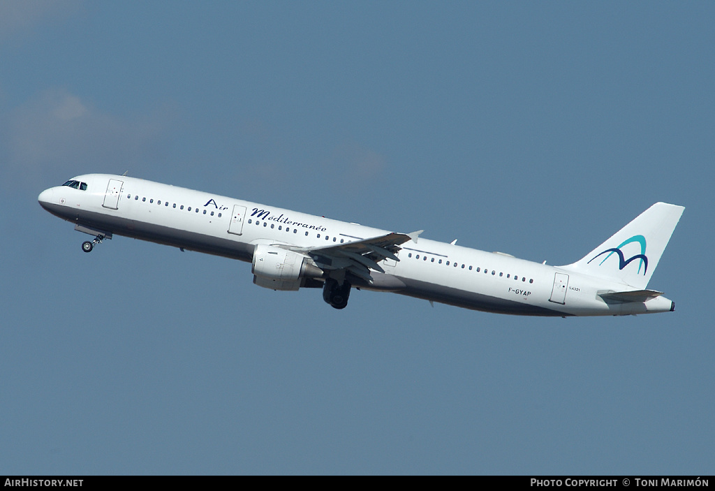 Aircraft Photo of F-GYAP | Airbus A321-111 | Air Méditerranée | AirHistory.net #120300