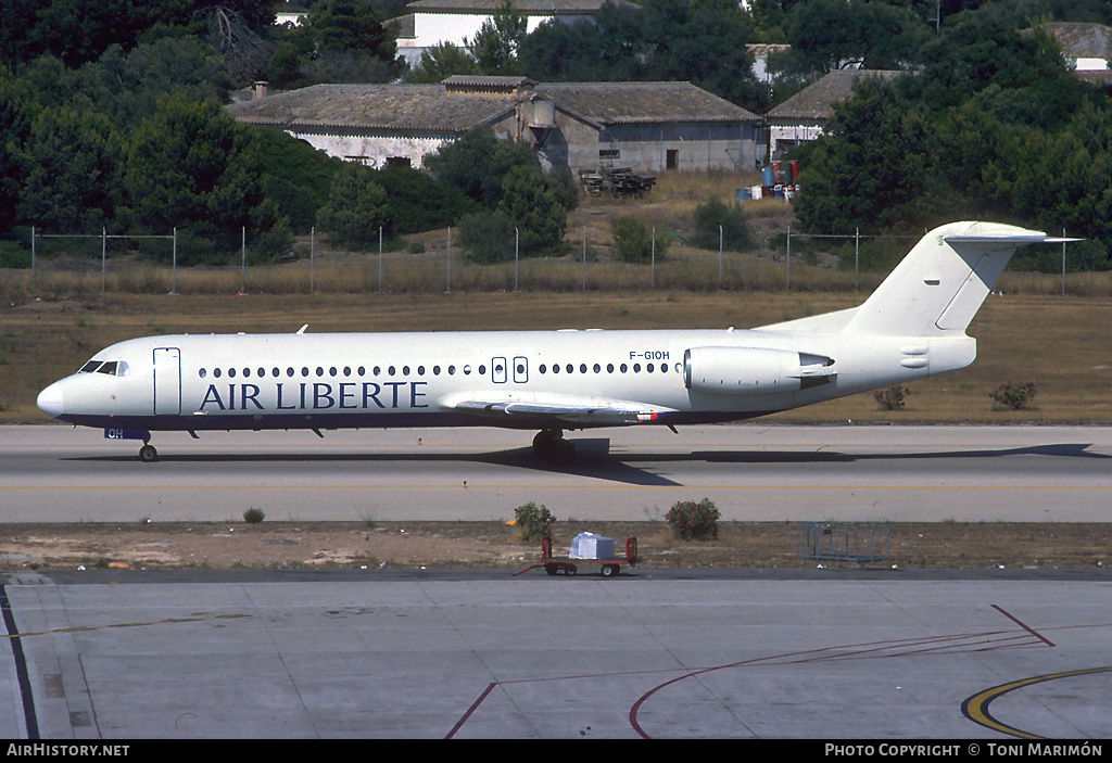 Aircraft Photo of F-GIOH | Fokker 100 (F28-0100) | Air Liberté | AirHistory.net #120305