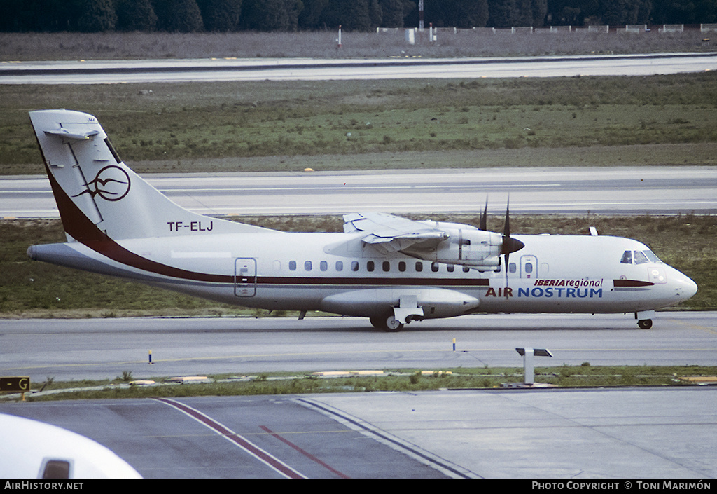 Aircraft Photo of TF-ELJ | ATR ATR-42-300QC | Air Nostrum | AirHistory.net #120312