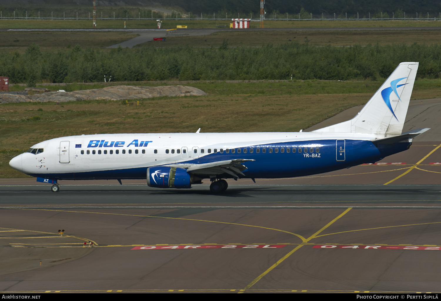 Aircraft Photo of YR-BAZ | Boeing 737-405 | Blue Air | AirHistory.net #120318
