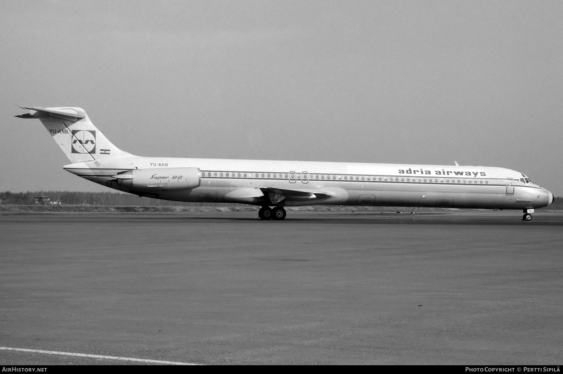 Aircraft Photo of YU-ANB | McDonnell Douglas MD-82 (DC-9-82) | Adria Airways | AirHistory.net #120323