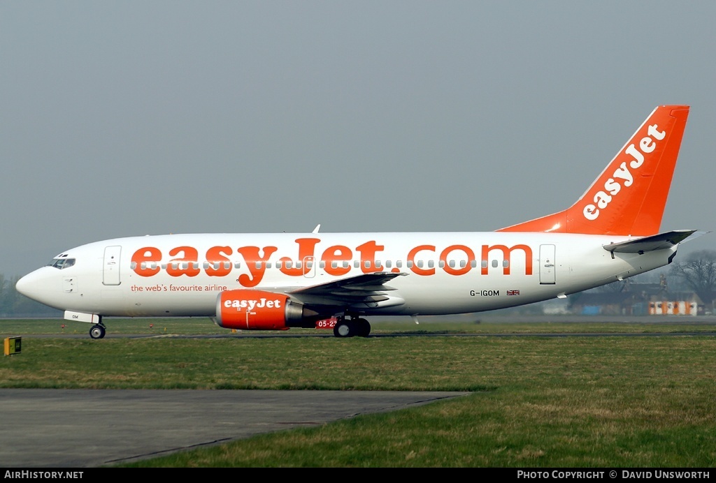 Aircraft Photo of G-IGOM | Boeing 737-36N | EasyJet | AirHistory.net #120331