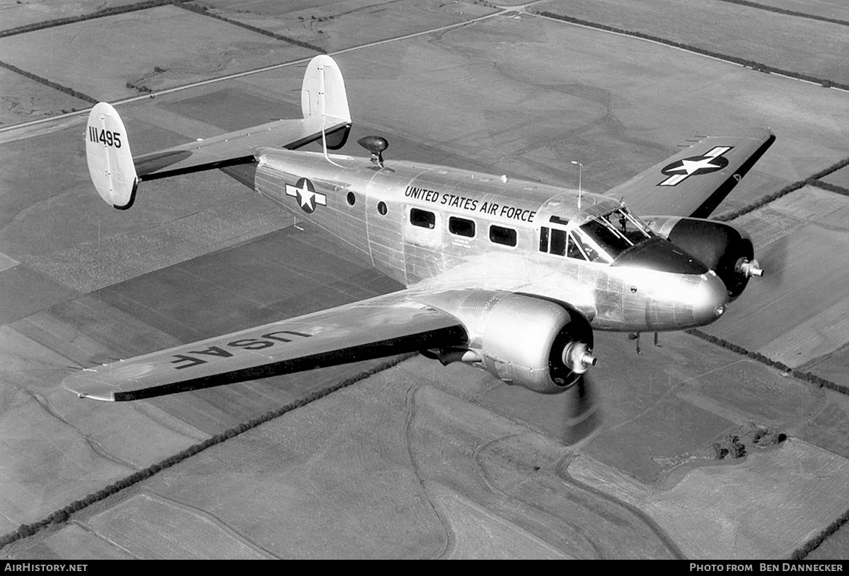 Aircraft Photo of 51-11495 / 111495 | Beech C-45G Expeditor | USA - Air Force | AirHistory.net #120353