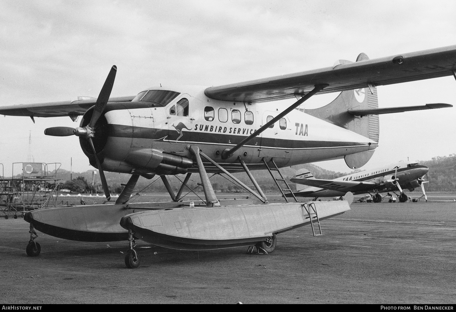 Aircraft Photo of VH-EAW | De Havilland Canada DHC-3 Otter | TAA Sunbird Services | AirHistory.net #120363