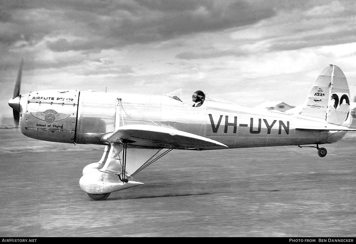 Aircraft Photo of VH-UYN | Ryan ST-A | Airflite | AirHistory.net #120369