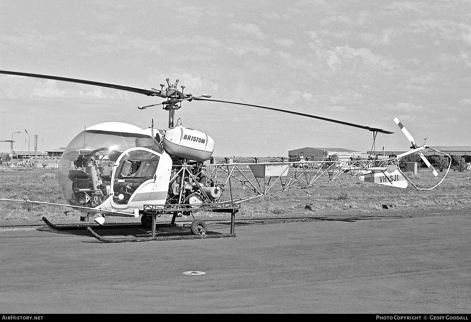 Aircraft Photo of VH-SJI | Bell 47G-3B | Bristow Helicopters | AirHistory.net #120371