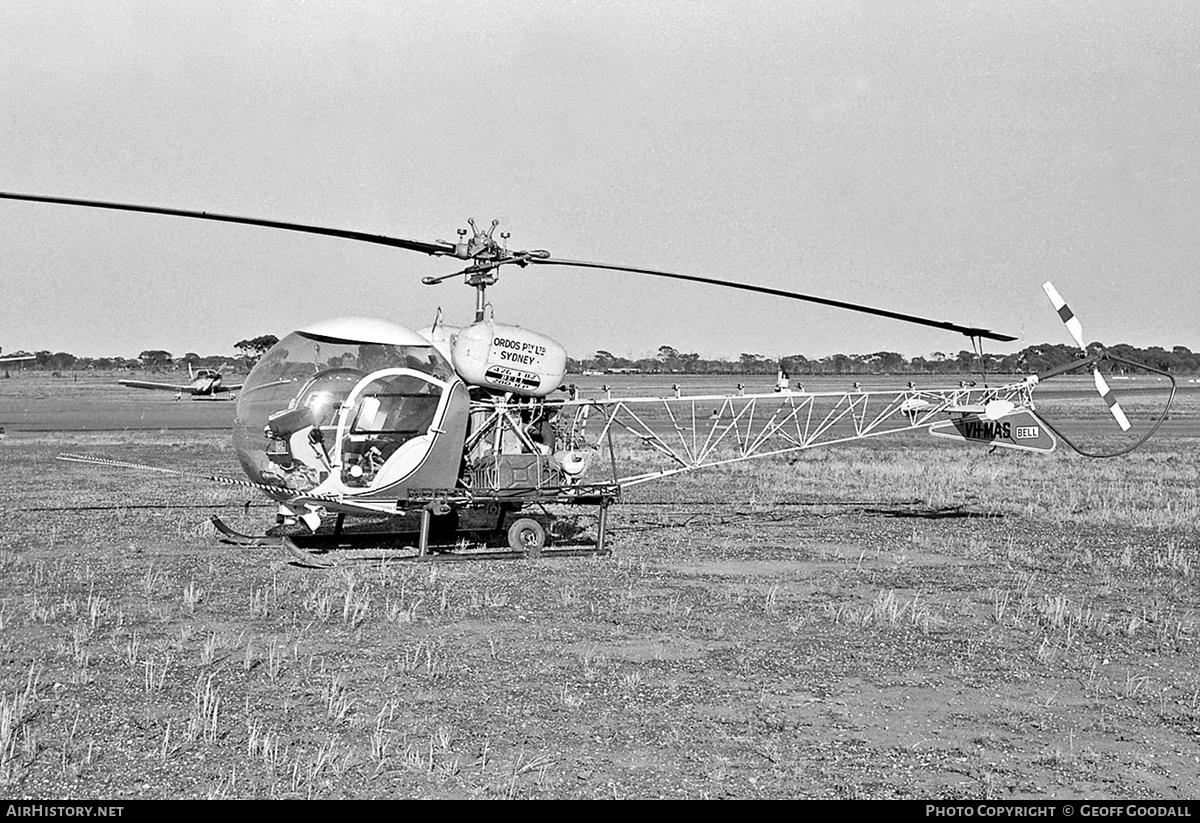 Aircraft Photo of VH-MAS | Bell 47G-3B-2 | Ordos | AirHistory.net #120374