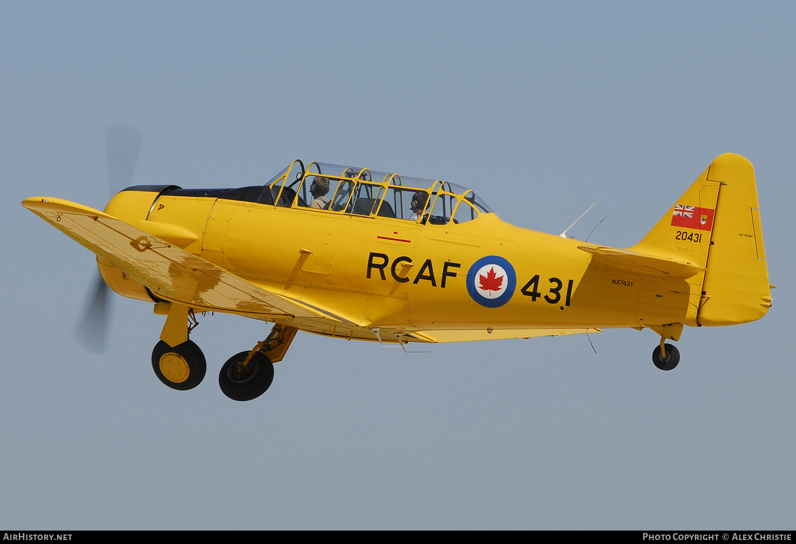 Aircraft Photo of N7431 / NX7431 / 20431 | North American T-6J Harvard Mk IV | Canada - Air Force | AirHistory.net #120393