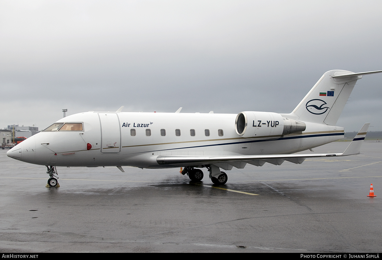 Aircraft Photo of LZ-YUP | Bombardier Challenger 604 (CL-600-2B16) | Air Lazur | AirHistory.net #120394