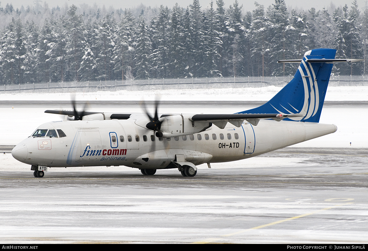 Aircraft Photo of OH-ATD | ATR ATR-42-500 | Finncomm Airlines | AirHistory.net #120413
