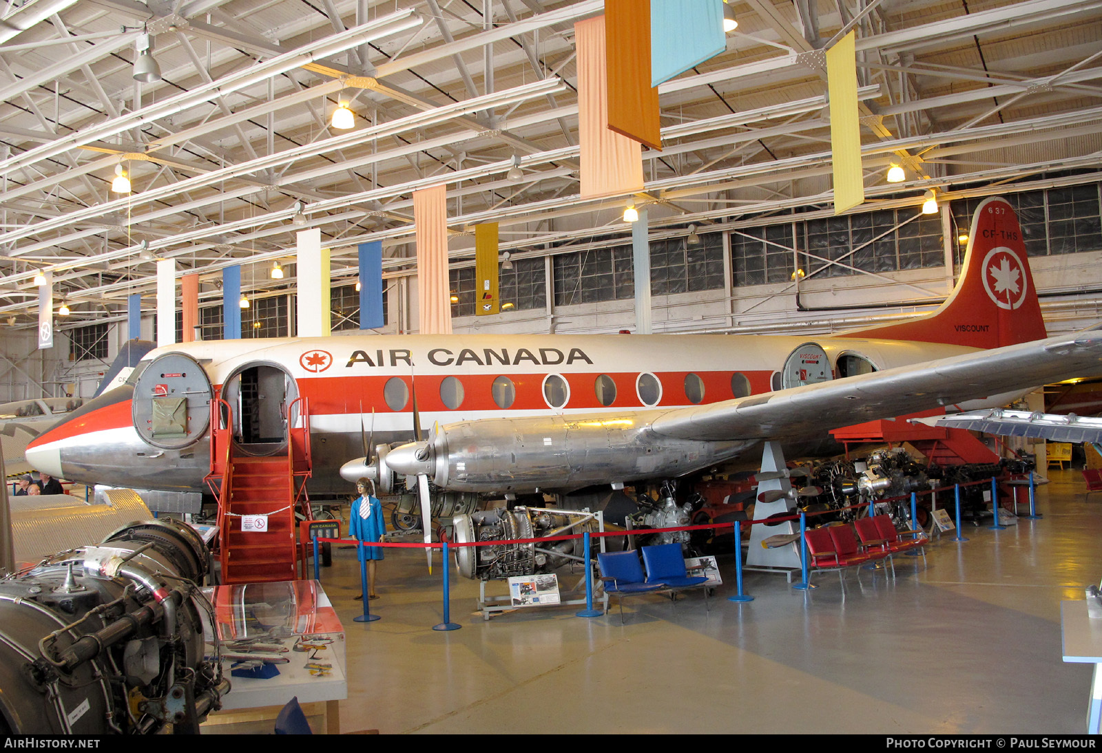 Aircraft Photo of CF-THS | Vickers 757 Viscount | Air Canada | AirHistory.net #120419
