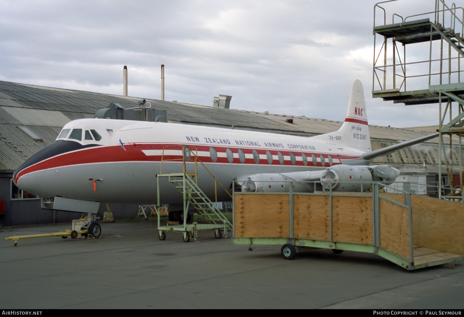 Aircraft Photo of ZK-BRF | Vickers 807 Viscount | New Zealand National Airways Corporation - NAC | AirHistory.net #120420