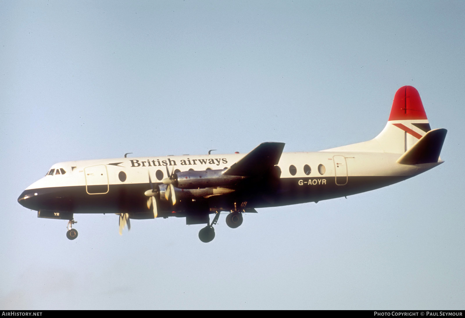 Aircraft Photo of G-AOYR | Vickers 806 Viscount | British Airways | AirHistory.net #120431
