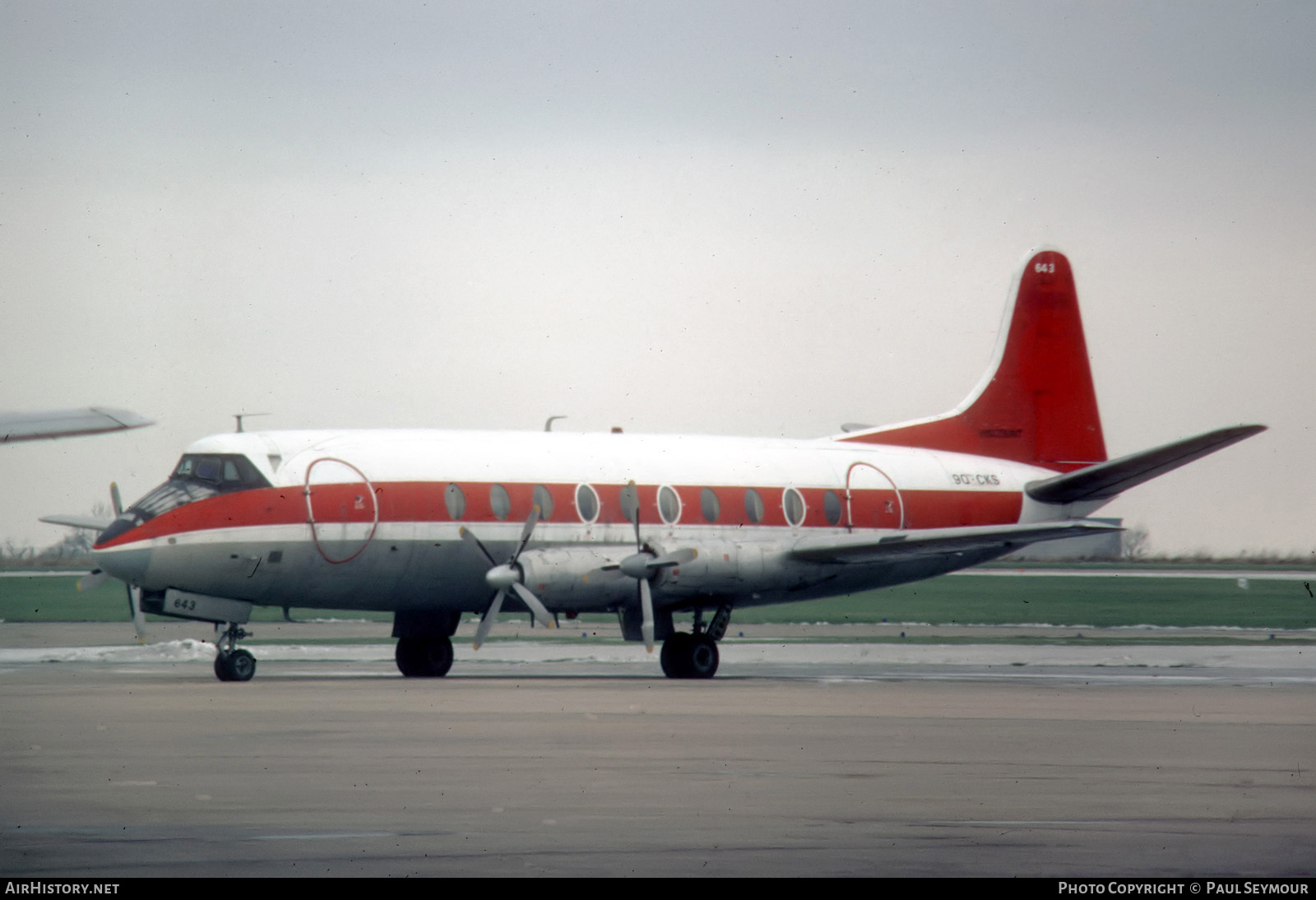 Aircraft Photo of 9Q-CKS | Vickers 757 Viscount | Zaire Aero Service | AirHistory.net #120433