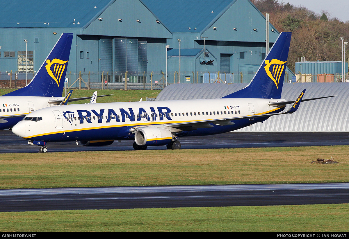 Aircraft Photo of EI-FIM | Boeing 737-8AS | Ryanair | AirHistory.net #120461
