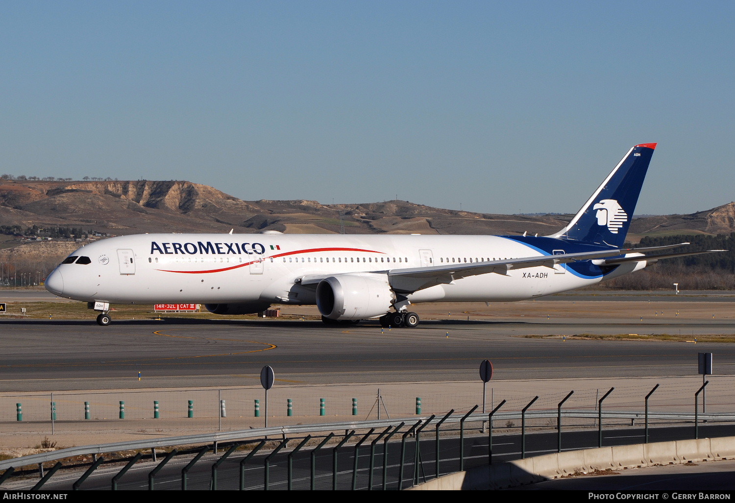 Aircraft Photo of XA-ADH | Boeing 787-9 Dreamliner | AeroMéxico | AirHistory.net #120479