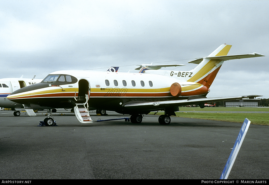 Aircraft Photo of G-BEFZ | British Aerospace HS-125-700B | AirHistory.net #120495