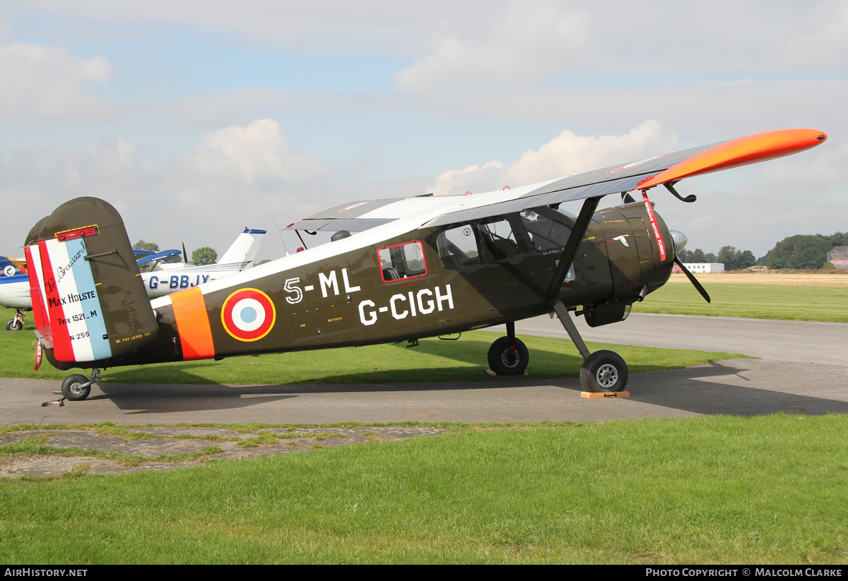 Aircraft Photo of G-CIGH / 255 | Max Holste MH.1521M Broussard | France - Air Force | AirHistory.net #120513