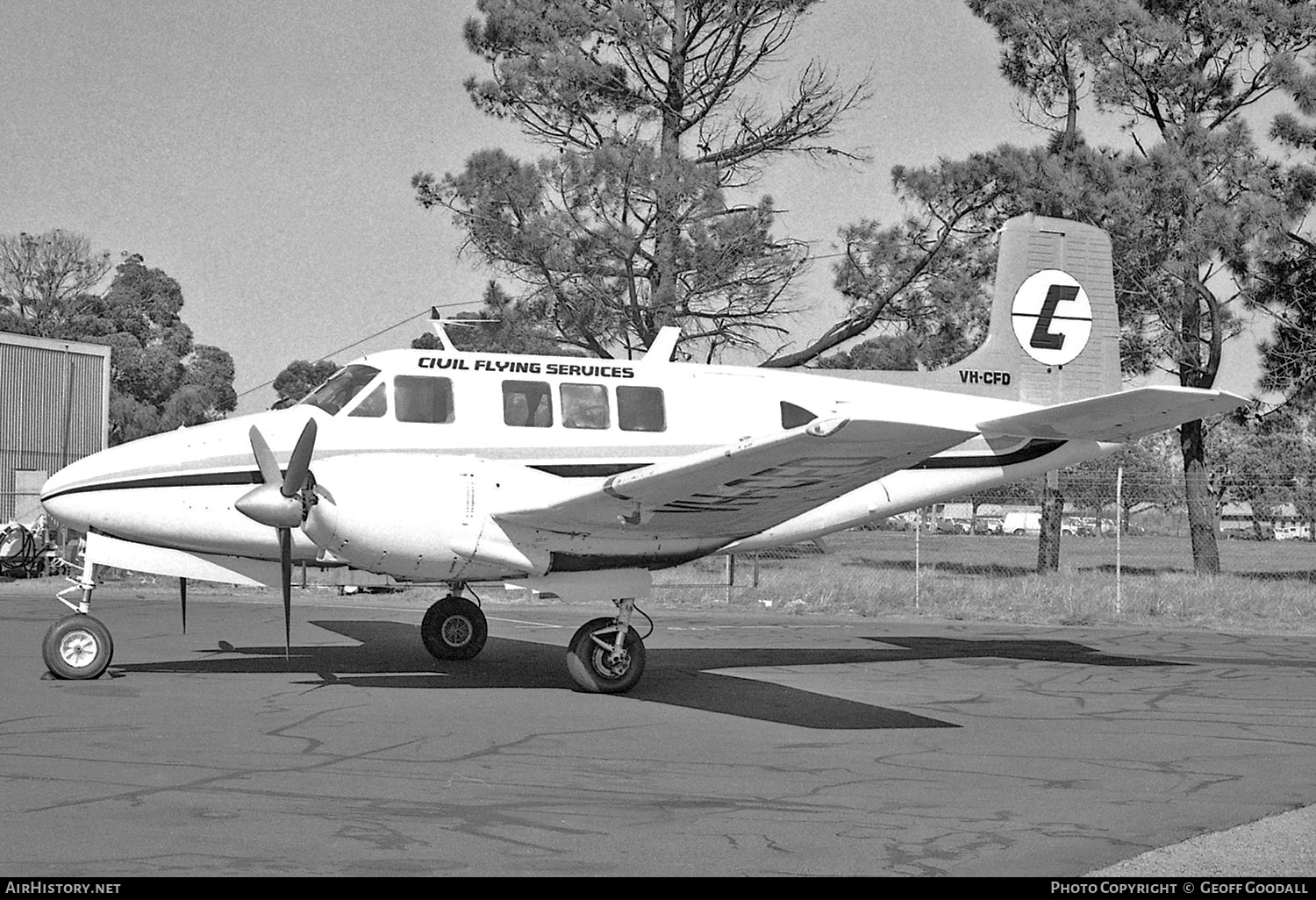 Aircraft Photo of VH-CFD | Beech 65 Queen Air | Civil Flying Services | AirHistory.net #120522