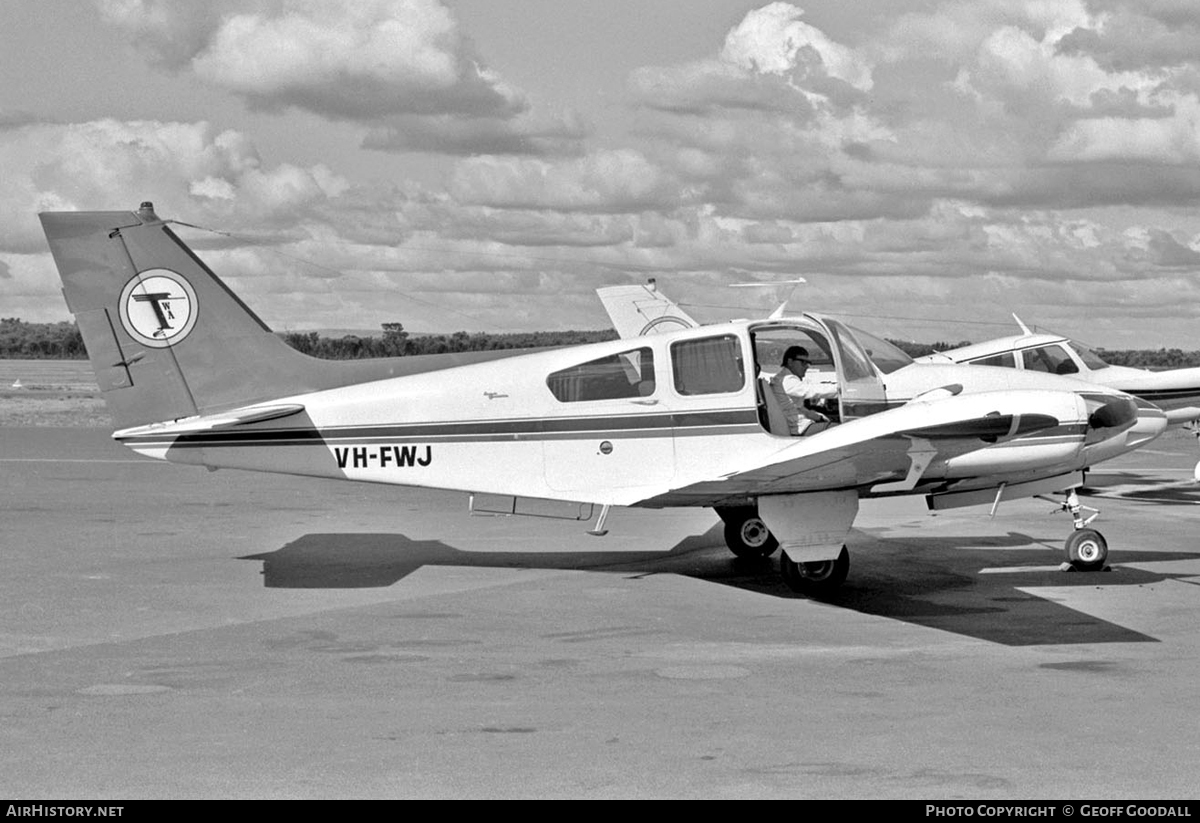 Aircraft Photo of VH-FWJ | Beech D55 Baron | Trans West Air Charter | AirHistory.net #120526