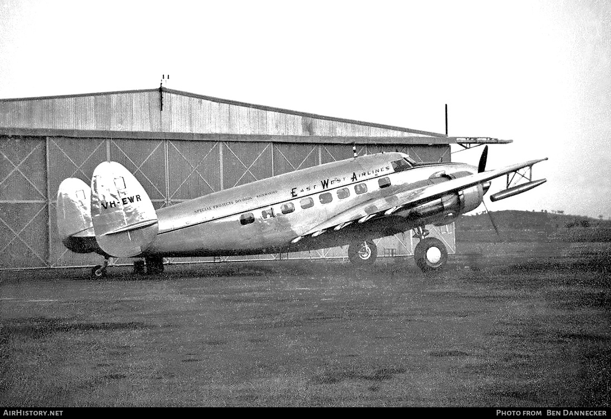 Aircraft Photo of VH-EWR | Lockheed 414 Hudson IVA | East-West Airlines | AirHistory.net #120535