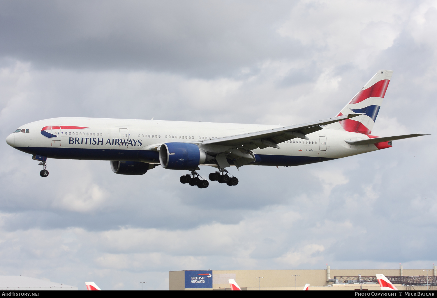 Aircraft Photo of G-VIIK | Boeing 777-236/ER | British Airways | AirHistory.net #120536