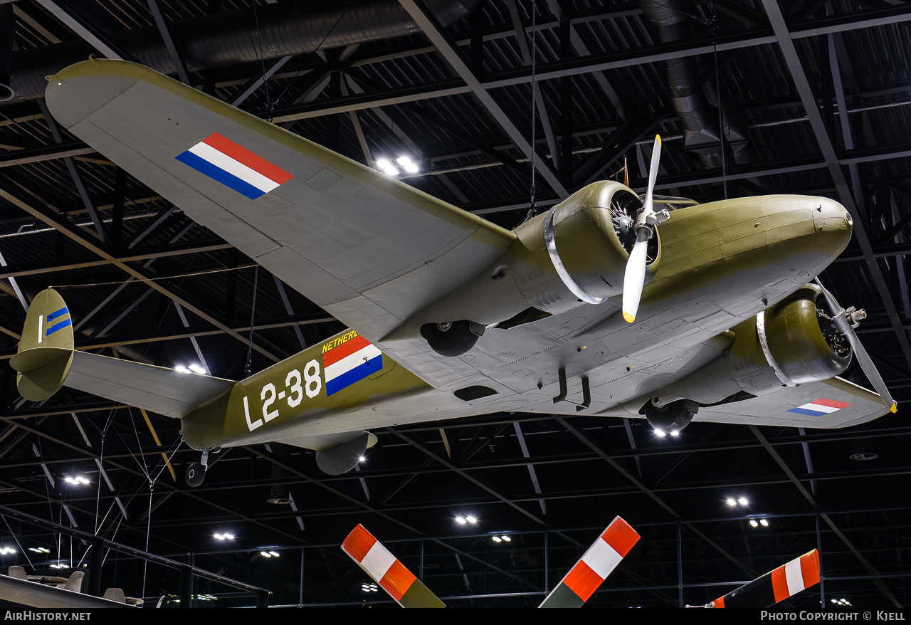 Aircraft Photo of L2-38 | Lockheed 12-26 Electra Junior | Netherlands - Air Force | AirHistory.net #120593