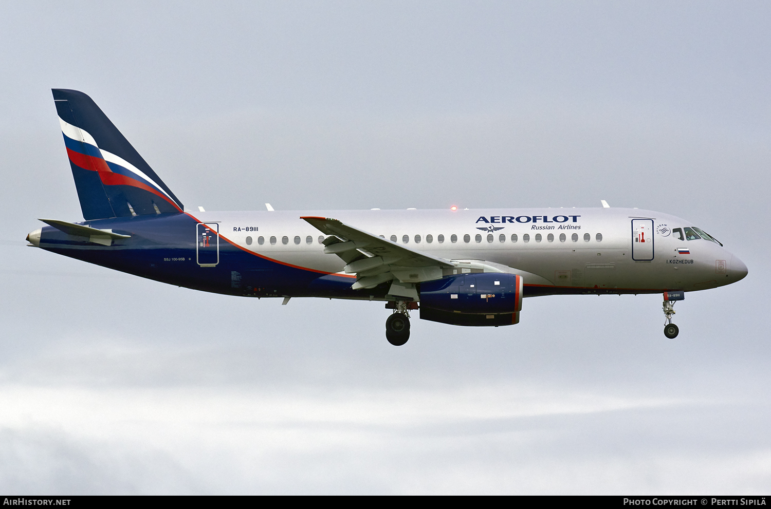 Aircraft Photo of RA-89111 | Sukhoi SSJ-100-95B Superjet 100 (RRJ-95B) | Aeroflot - Russian Airlines | AirHistory.net #120632