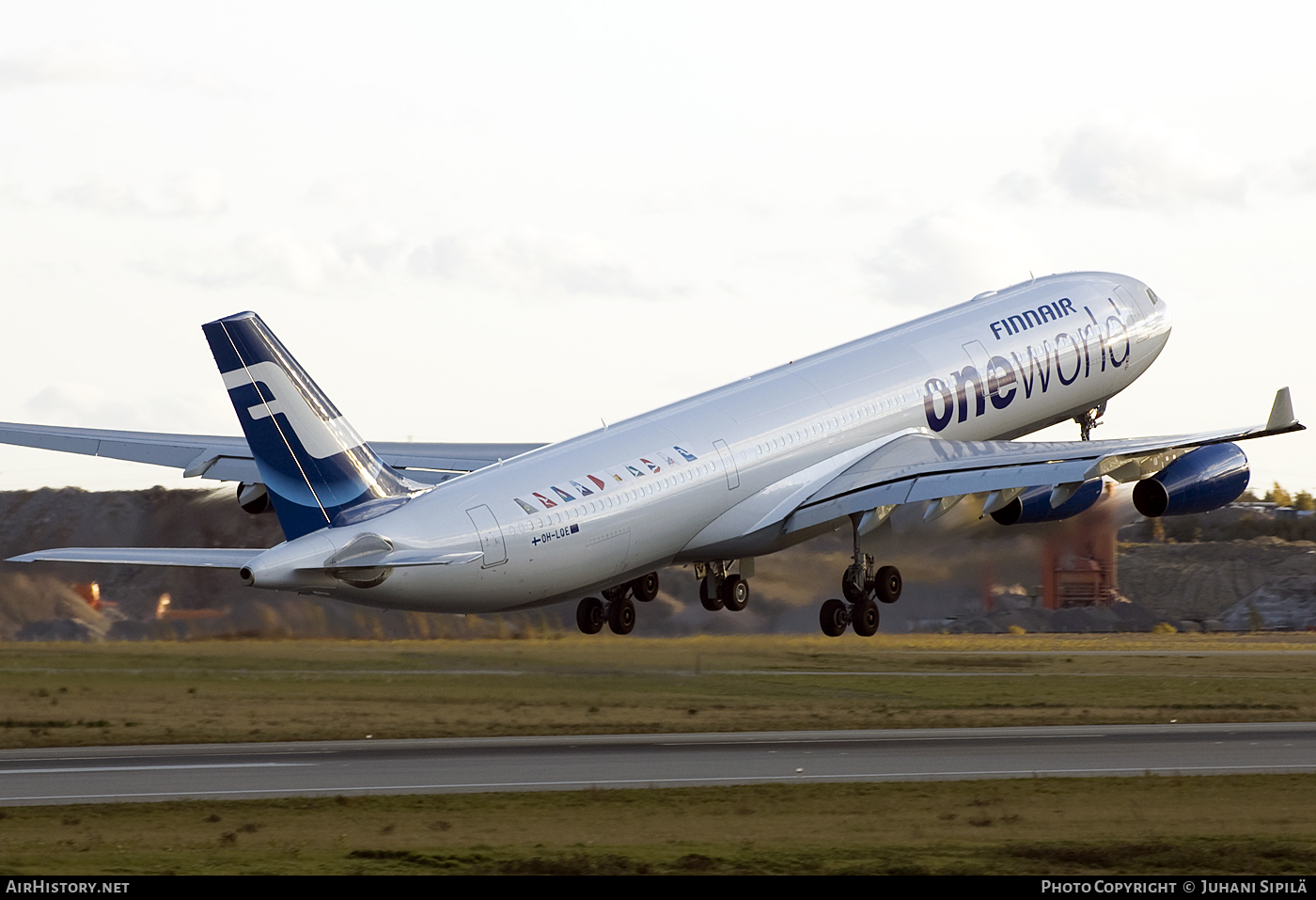 Aircraft Photo of OH-LQE | Airbus A340-313E | Finnair | AirHistory.net #120641