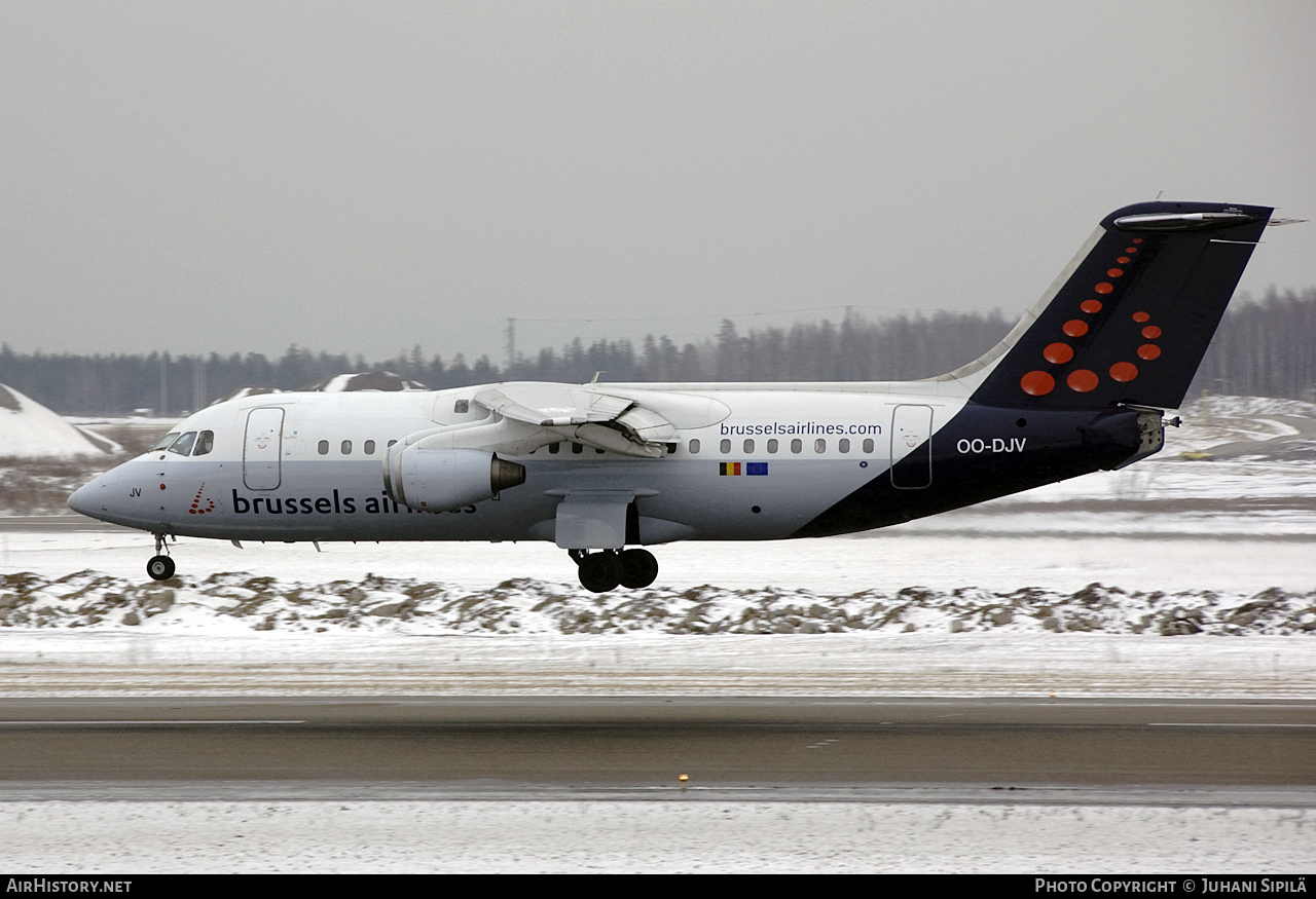 Aircraft Photo of OO-DJV | British Aerospace Avro 146-RJ85 | Brussels Airlines | AirHistory.net #120644