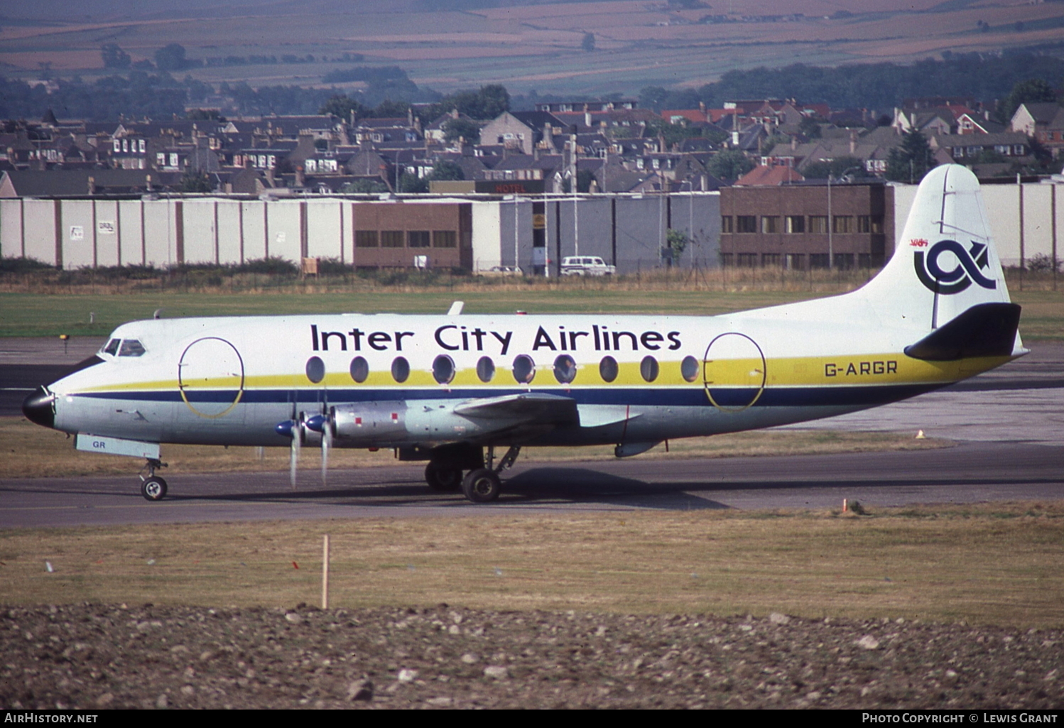 Aircraft Photo of G-ARGR | Vickers 708 Viscount | Inter City Airlines | AirHistory.net #120661